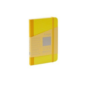 Cuadernos de notas CUADERNO FABRIANO ECOQUA PLUS TELA 9x14 80hj. 90gr. PUNTOS DOTS AMARILLO 12801478  42786