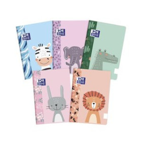 Libretas grapadas tapa blanda LIBRETA GRAPADA OXFORD OXFANIMALS KIDS A5+ 32h LISO SUR.(5) 12802293  43340