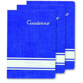 Libretas grapadas tapa blanda LIBRETA PACSA MI CUADERNO A5+ 30h 60g CUADRIC.6x6 C/MARGEN AZUL 12801497  F519700