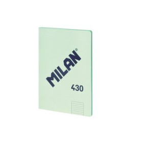 Libretas grapadas tapa blanda LIBRETA MILAN 430 serie 1918 A4 48h HORIZONTAL 95g VERDE 12802497  861614
