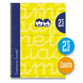 Blocs espiral tapa forrada LAMELA BLOC tapa FORRADA 4º 80h CUADROVIA 2