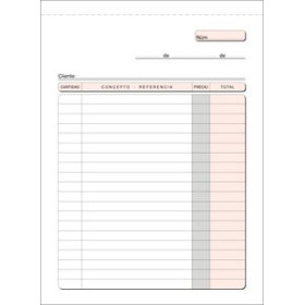 Talonarios castellano TALONARIO MULTIUSO 4º NATU DUPLI LOAN 12801893  120 C144P1