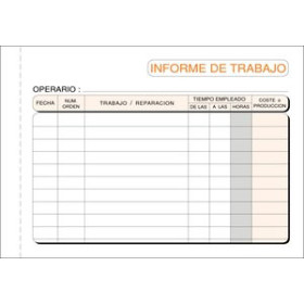 Talonarios castellano TALONARIOS INFORME TRABAJO 8º APAIS.COPIA 45005802  LESTP01W