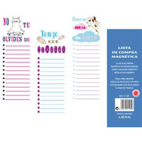 Talonarios castellano TALONARIOS LISTA DE COMPRA MAGNETICA 25209112  F658400