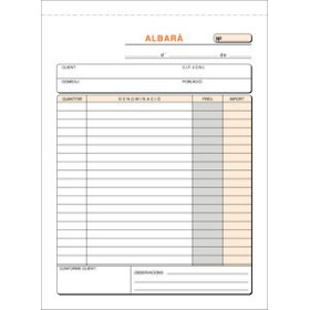 Talonarios catalán TALONARIO CATALAN ALBARANES 4º NATU DUPLI LOAN 10001944  3727C
