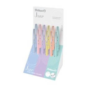 Bolígrafos retráctiles BOLIGRAFO PELIKAN JAZZ PASTEL COLLECTION SURTIDO EXPOSITOR de 12 (603386kit) 20901748  131084004