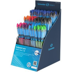 Bolígrafos BOLIGRAFO SCHNEIDER SLIDER BASIC XB EXPOSITOR de 120