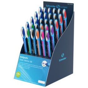 Bolígrafos BOLIGRAFO SCHNEIDER SLIDER MEMO XB EXPOSITOR de 30