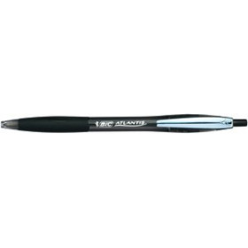 Bolígrafos retráctiles BOLIGRAFO BIC RETRACTIL ATLANTIS METAL CLIP 1.0 NEGRO 20901760  131084204