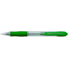Bolígrafos retráctiles BOLIGRAFO RT. PILOT SUPERGRIP  VERDE 20901768  131084306