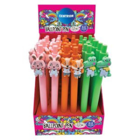 Bolígrafos retráctiles BOLIGRAFO CENTRUM FANCY CUTE ANIMALS EXPOSITOR DE 36 (tinta azul) 20902023  132089506