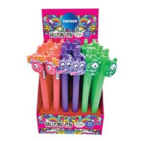 Bolígrafos retráctiles BOLIGRAFO CENTRUM FANCY MONSTER EXPOSITOR DE 36 (tinta azul) 20902199  132089903