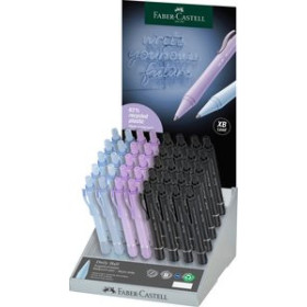 Bolígrafos retráctiles BOLIGRAFO FABER-CASTELL DAILY BALL XB SURTIDO EXPOSITOR de 40 20902198  132089901