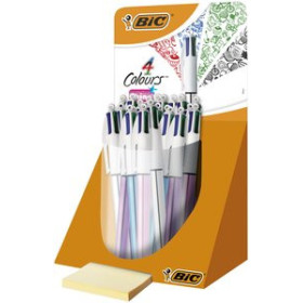 Bolígrafos de colores BOLIGRAFO de 4 COLORES BIC SHINE EXPOSITOR de 20 20901896  132100402