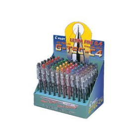 Rollers de tinta gel ROLLER GEL PILOT G-TEC-C4 EXPOSITOR de 60 20901256  131097904