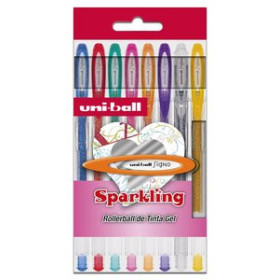 Rollers de tinta gel ROLLER GEL UNI-BALL SIGNO SPARKLING 1
