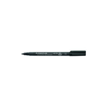 Rotuladores permanentes ROTULADOR PERMANENTE STAEDTLER 317 LUMOCOLOR (M)  NEGRO 20901304  131094001