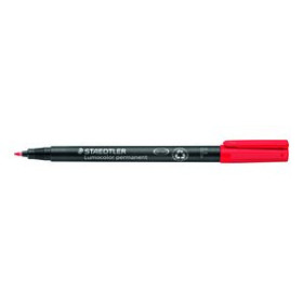 Rotuladores permanentes ROTULADOR PERMANENTE STAEDTLER 318 LUMOCOLOR (F)  ROJO 20901405  132091705