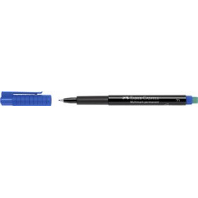 Rotuladores permanentes ROTULADOR PERMANENTE FABER-CASTELL MULTIMARK F  AZUL 20901881  132100305