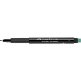 Rotuladores permanentes ROTULADOR PERMANENTE FABER-CASTELL MULTIMARK F  NEGRO 20901878  132100302