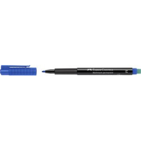 Rotuladores permanentes ROTULADOR PERMANENTE FABER-CASTELL MULTIMARK M  AZUL 20901372  132091501