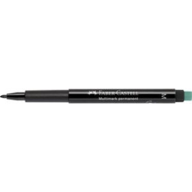 Rotuladores permanentes ROTULADOR PERMANENTE FABER-CASTELL MULTIMARK M  NEGRO 20901375  132091504