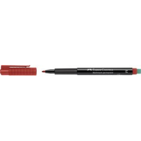 Rotuladores permanentes ROTULADOR PERMANENTE FABER-CASTELL MULTIMARK M  ROJO 20901377  132091506