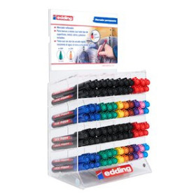 Marcadores permanentes MARCADOR PERMANENTE EDDING 300/330 SURTIDOS EXPOSITOR de 96 20901470  132070701