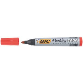 Marcadores permanentes MARCADOR PERMANENTE BIC MARKING 2000 CONICO ROJO 20901497  132099806