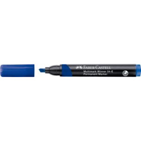 Rotuladores permanentes ROTULADOR PERMANENTE FABER-CASTELL MULTIMARK WINNER 54-E AZUL 20901428  132087406