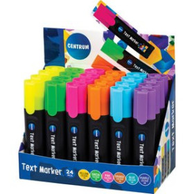 Marcadores flúor (tinta y gel) MARCADOR FLUOR CENTRUM EXPOSITOR de 24 20901453  132098802