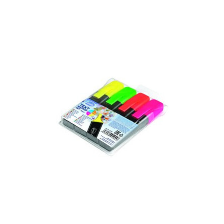Marcadores flúor (tinta y gel) MARCADOR FLUOR FOROFIS 250 ESTUCHE de 4 SURTIDOS 20901976  100735871