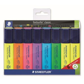 Marcadores flúor (tinta y gel) MARCADOR FLUOR STAEDTLER 364 TEXTSURFER CLASSIC ESTUCHE de 6+2 20902467  57252G48GR