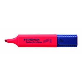 Marcadores flúor (tinta y gel) MARCADOR FLUOR STAEDTLER 364 TEXTSURFER CLASSIC ROJO INTENSO 20902157  20348