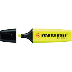 Marcadores flúor (tinta y gel) MARCADOR FLUOR STABILO BOSS 70  AMARILLO 20902038  20060