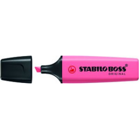 Marcadores flúor (tinta y gel) MARCADOR FLUOR STABILO BOSS 70  PASTEL  ROSA CEREZO EN FLOR 20902115  20337