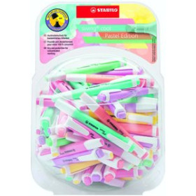 Marcadores flúor (tinta y gel) MARCADOR FLUOR STABILO SWING COOL PASTEL 275 BOMBONERA DE 100 21001147  5598