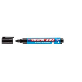 Marcadores de pizarra y flipchart MARCADOR FLIPCHART EDDING 380 CONICO NEGRO 25902101  SGL007