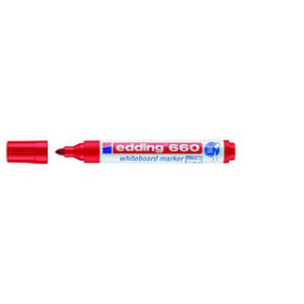Marcadores de pizarra y flipchart MARCADOR PIZARRA EDDING 660 CONICO  ROJO 42201032  14950