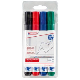 Marcadores de pizarra y flipchart MARCADOR PIZARRA EDDING 660 CONICO BOLSA de 4 42201788  SUB-LB-2SP0050