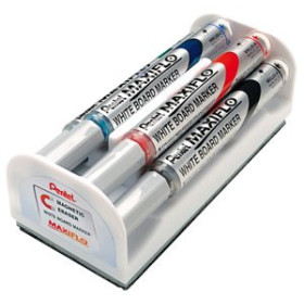 Marcadores de pizarra y flipchart MARCADOR PIZARRA PENTEL MAXIFLO MWL5S CONICO 2 mm. SURTIDO SET de 4 42201516  GINGERTRAINERS
