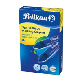 Marcadores de cera CERA MARCADORA PELIKAN DURA 762 AZUL (CAJA de 12) (701011) 62503565  51954