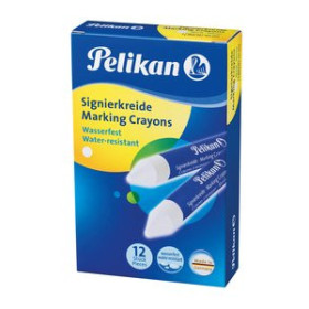 Marcadores de cera CERA MARCADORA PELIKAN DURA 762 BLANCO (CAJA de 12) (701052) 42201795  SUB-LB-4APLB10