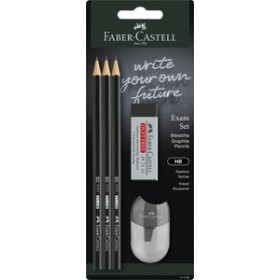Lápices de grafito LAPIZ de GRAFITO FABER-CASTELL 1111 - HB SET para EXAMEN 