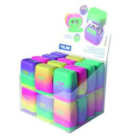 Afilalápices con depósito AFILALAPIZ MILAN COMPACT SUNSET EXPOSITOR 24 UNIDADES 21701084  S0915440/S0915460