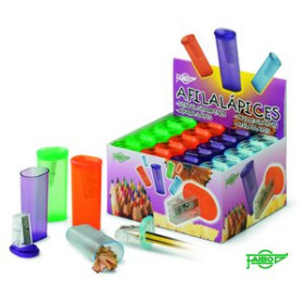 Afilalápices con depósito AFILALAPIZ FAIBO CON DEPOSITO EXPOSITOR DE 20 26901481  4111604