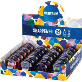 Afilalápices con depósito AFILALAPIZ CENTRUM 2 USOS CON DEPOSITO EXPOSITOR de 24 10204770  95-06