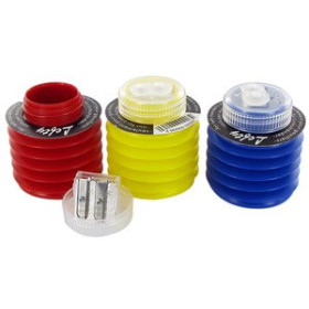 Afilalápices con depósito AFILALAPIZ KUM ZURDOS FUELLE FLEXIBLE 2 USOS CON TAPA CAJA de 6 10204949  52906