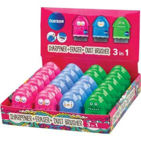 Afilaborras AFILABORRA CENTRUM 3 EN 1 CON CEPILLO SURTIDO EXPOSITOR de 24 10205946  SH120130