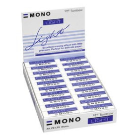 Gomas de borrar GOMA de BORRAR TOMBOW LIGHT 13g CAJA DE 40 10203409  992562